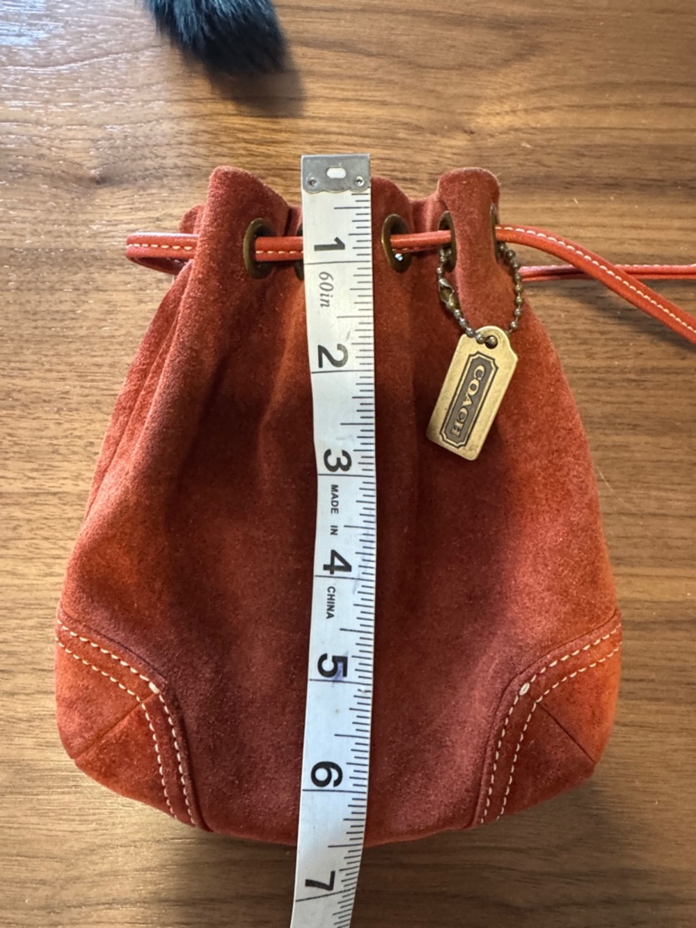 Vintage Coach suede wrislet - Picture 9 of 11